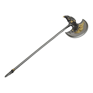 刺杀小说家2铜虎长柄战斧金属武器模型合金古代斧头手办摆件周边