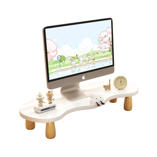 台式电脑增高架显示器增高架电脑屏幕架子键盘托架台式电脑支架办公桌工位桌面置物架收纳架电脑悬浮抬高底座