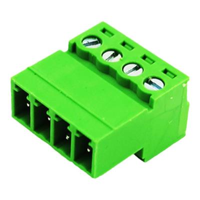 免焊对接公母对插拔式接线端子15EDGRK-3.81MM公头免焊插座端子