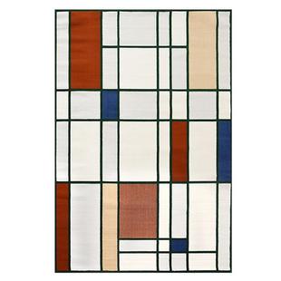 设计师多巴胺风格色块地毯客厅几何图形法式茶几毯卧室高级感地毯