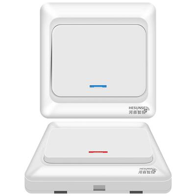 河森无线遥控开关面板免布线家用