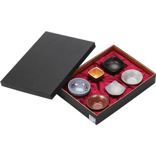 同合日本进口有田烧金彩釉变陶瓷茶杯子套装手工日式新年礼物茶具