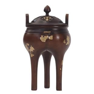 铜香炉宋代美学仿古家用苏工檀香炉纯铜三足熏香炉宣德炉香薰炉