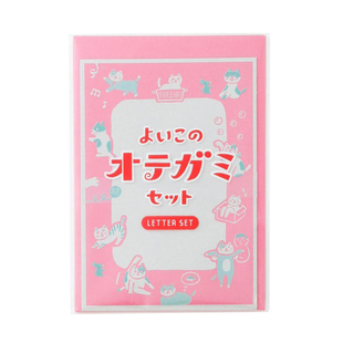 日本HIGHTIDE NEW RETRO趣味信封信纸便签本 可爱卡通形象创意可爱留言卡手写信笺信纸带封口贴ins高颜值学生