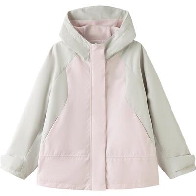 巴拉巴拉女童外套中大童加绒风衣