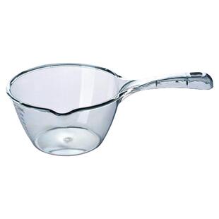 加厚透明水勺带刻度家用长柄耐摔塑料水瓢大号儿童洗澡漂流水舀