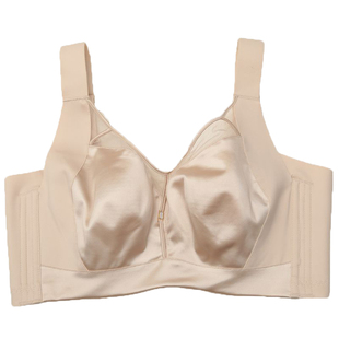 俏丹莉内衣女大胸显小薄软钢圈收副乳防下垂光面文胸罩9506DE通杯