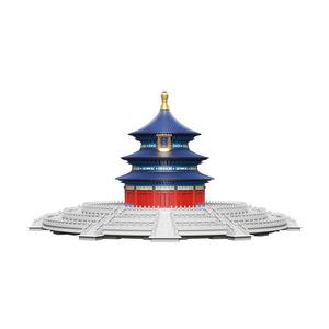 千年榫营造积木天坛祈年殿纪念版古建筑模型榫卯积木摆件礼物女生