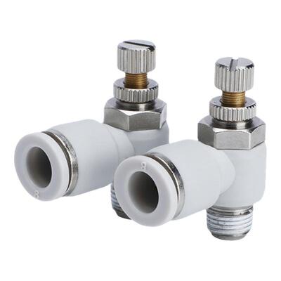 气动调节阀白色SL8-02调速节流阀