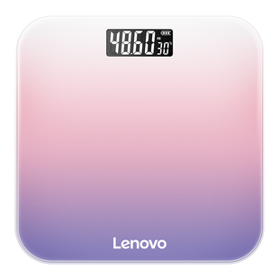 Lenovo/联想体重秤家用高精准小型电子称宿舍减肥专用人体计重秤