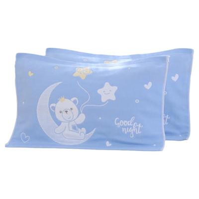 儿童枕巾全棉纯棉纱布小号幼儿园3050四季卡通单条家用柔软吸汗