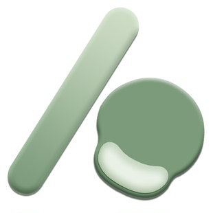 创意渐变鼠标垫护腕硅胶可爱女生办公键盘手托笔记本电脑书桌垫子