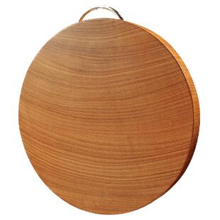 正宗铁木厨房抗菌防霉菜板实木家用砧板切菜板圆形老铁树刀占板