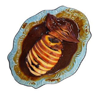 1份6袋/舟山目鱼大烤220g 墨鱼大烤即食海鲜小吃酒店冷盘烤鱿鱼