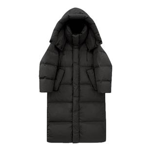 oversize面包服羽绒棉服女秋冬季高级感法式小众加厚保暖长款外套