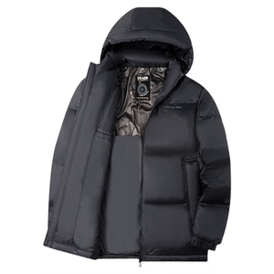 23011-【阿X尼】【黑金蓄热科技】秋冬面包鹅绒服男连帽加厚外套