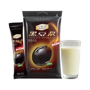 龙王原味黑豆浆粉无添加蔗糖高蛋白儿童学生营养早餐代餐速溶冲饮