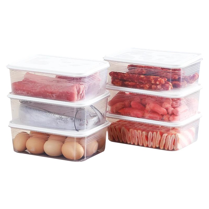 冰箱冷冻收纳盒保鲜盒食品级专用厨房备菜分装冻肉密封储藏盒