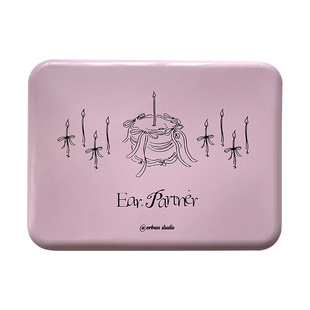 原创设计粉色金属珠宝首饰收纳盒耳钉耳环盒防尘简约耳饰专用盒子