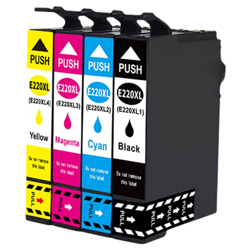 适用爱普生 Epson WF-2750 WF-2760彩色喷墨打印机T220XL墨盒 WF2630 2650 2660 XP320 420 424 324 220墨盒