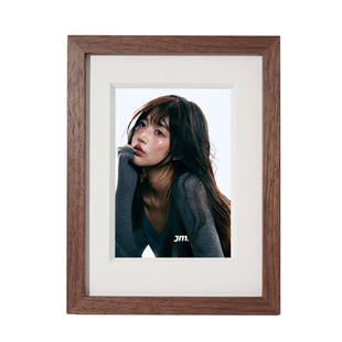 高级感相框实木相框黑胡桃木柚木6寸8寸相框摆台照片打印相框