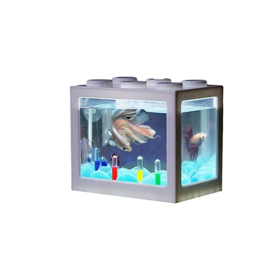 新都水景泰国斗鱼专用鱼缸办公