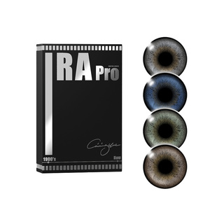 IRA半年抛美瞳混血款小大直径自然款棕色绿色隐形眼镜末路狂花蓝