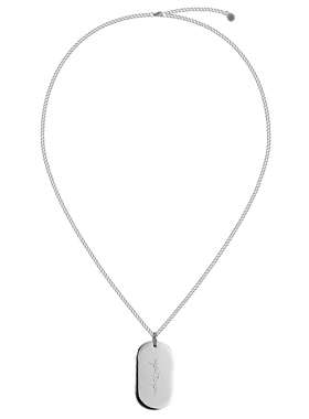 oammi钛钢荆棘军牌嘻哈男生项链