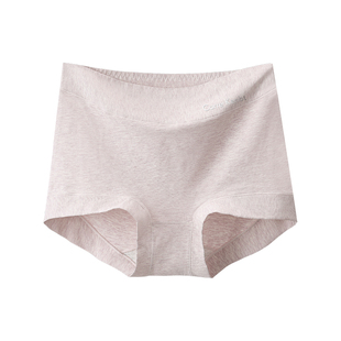 CarreKenbt高腰内裤女士收腹100%纯棉全棉裆抗菌加大码高档平角裤