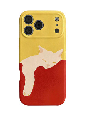 慵懒小猫可爱软壳多机型适配