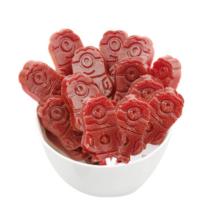 奥赛小黄人山楂卷卷棒棒糖正宗无色素添加儿童散称零食独立小包装