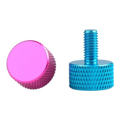 M6*10钓鱼箱电源后盖侧板DIY手拧彩色螺丝铝合金彩色高强度螺丝