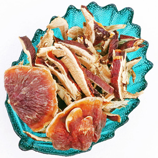 松杉灵芝赤灵芝林下木灵芝大个250g包邮长白山白肉灵芝煲汤