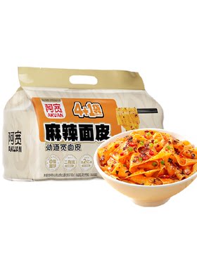 阿宽麻辣面皮5连包525g×1提
