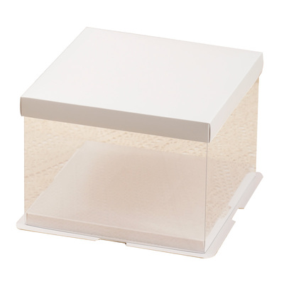 透明双层蛋糕盒子包装盒六6寸加高8八10十4寸打包盒12寸生日定制