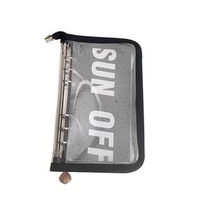 大容量家庭透明收纳册相册本纪念册韩国ins风少女粉A5拉链活页拍立得相册3寸照片爱豆专辑小卡收纳本A6