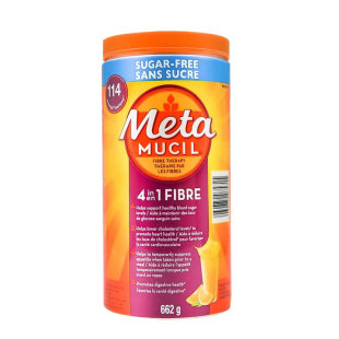 加拿大进口metamucil美达施膳食纤维粉果蔬无糖114次非代餐果蔬粉