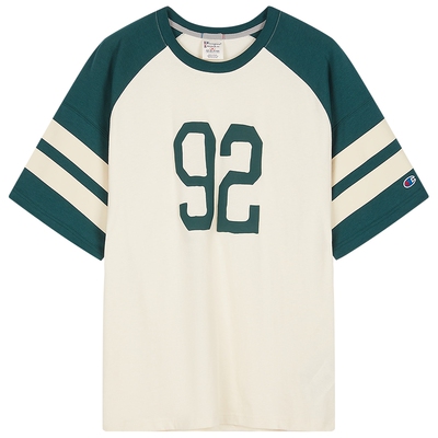 Champion冠军撞色插肩袖T恤