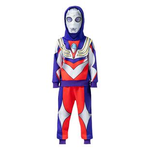 奥特曼图案衣服男童女孩服装儿童面具春秋赛罗特利迦捷德德凯泽塔