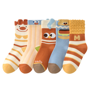 棉奇熊清仓特惠儿童袜子男童秋冬宝宝中筒棉袜冬季男孩加厚保暖袜