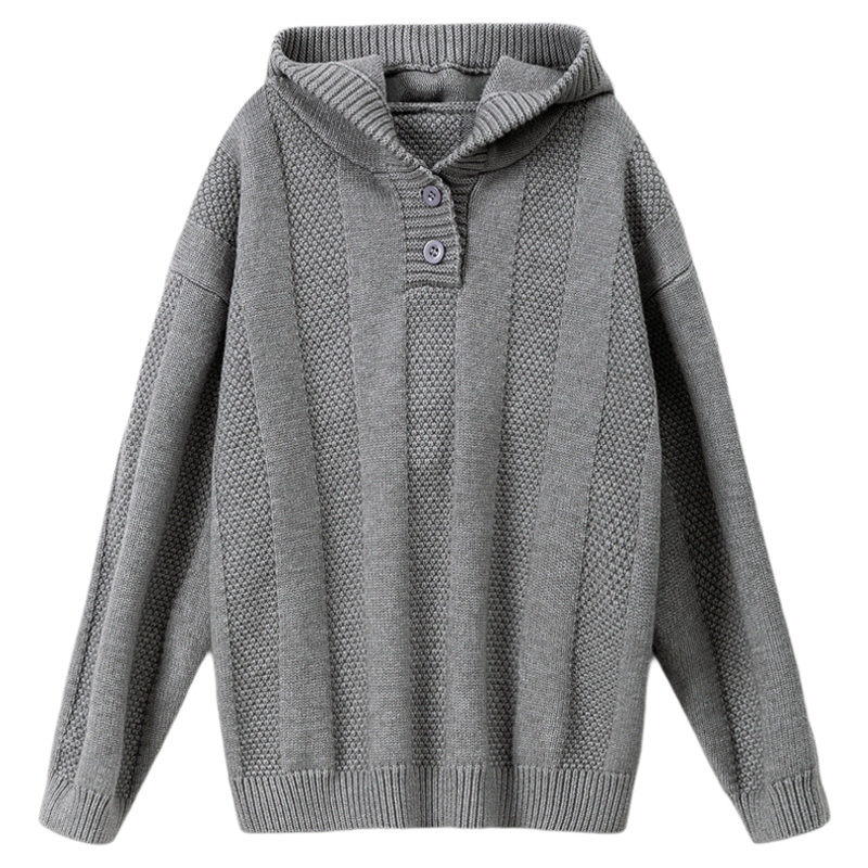 儿童毛衣秋冬男童毛线衣冬装针织衫儿童连帽毛衣中大童冬季童装