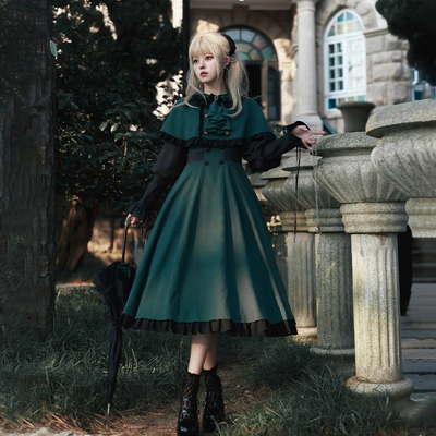 taobao agent Genuine design spring trench coat, Lolita OP, Lolita style