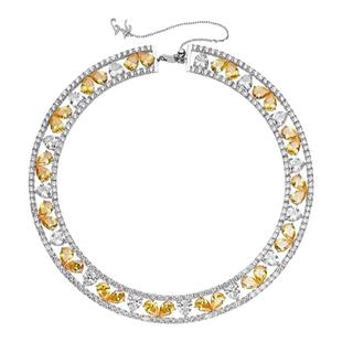 [甄选5折]NanaJacqueline明星同款巴黎之星复古水滴锁骨链项链女