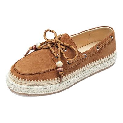 莱尔斯丹秋季休闲平底懒人渔夫鞋