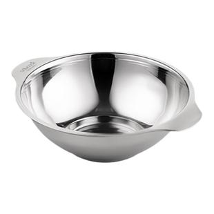 onlycook双耳汤碗食品级304不锈钢汤盆大容量面碗大饭盆酸菜鱼盆