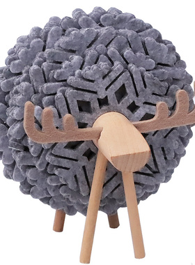 ins北欧风格隔热毛毡防滑绵羊