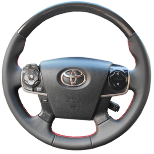 适用于丰田骏瑞七代凯美瑞真皮手缝方向盘套把套牛皮把套专车专用