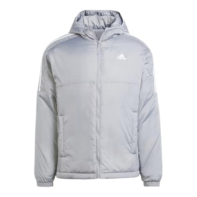 Adidas/阿迪达斯正品冬季男士运动保暖经典拉链休闲棉服IK5684