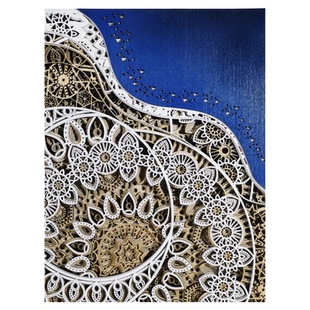 曼陀罗屏风叠雕3D立体拼图摆件挂件装饰工艺品激光切割图纸矢量素