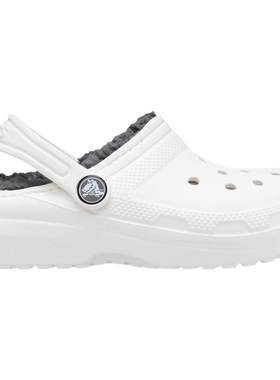 CROCS卡洛驰儿童洞洞保暖棉拖鞋